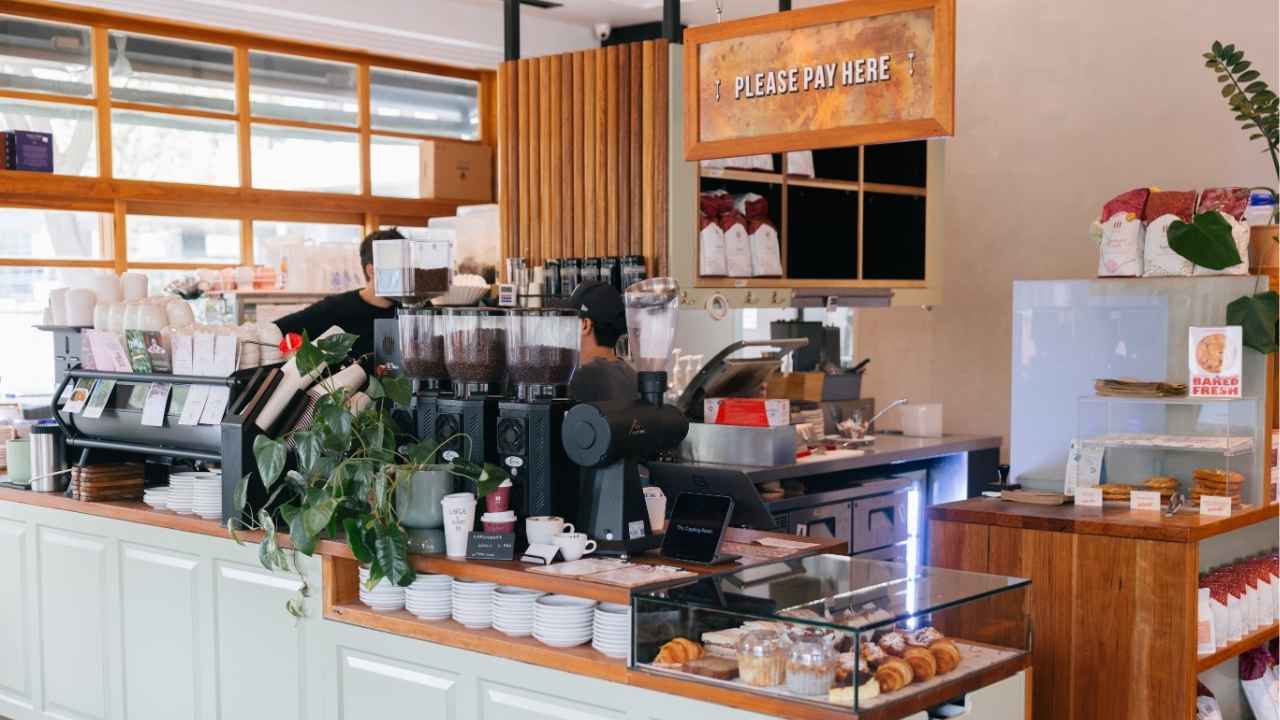 Coffee shop interior
