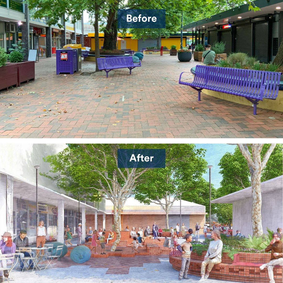 Before an after images, the 'after' image is an artist's impression.