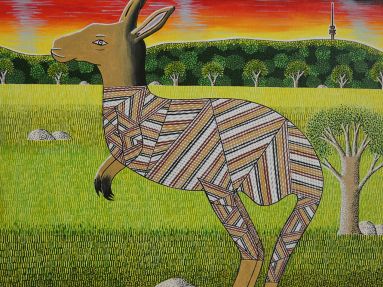Kangaroo at Sunrise