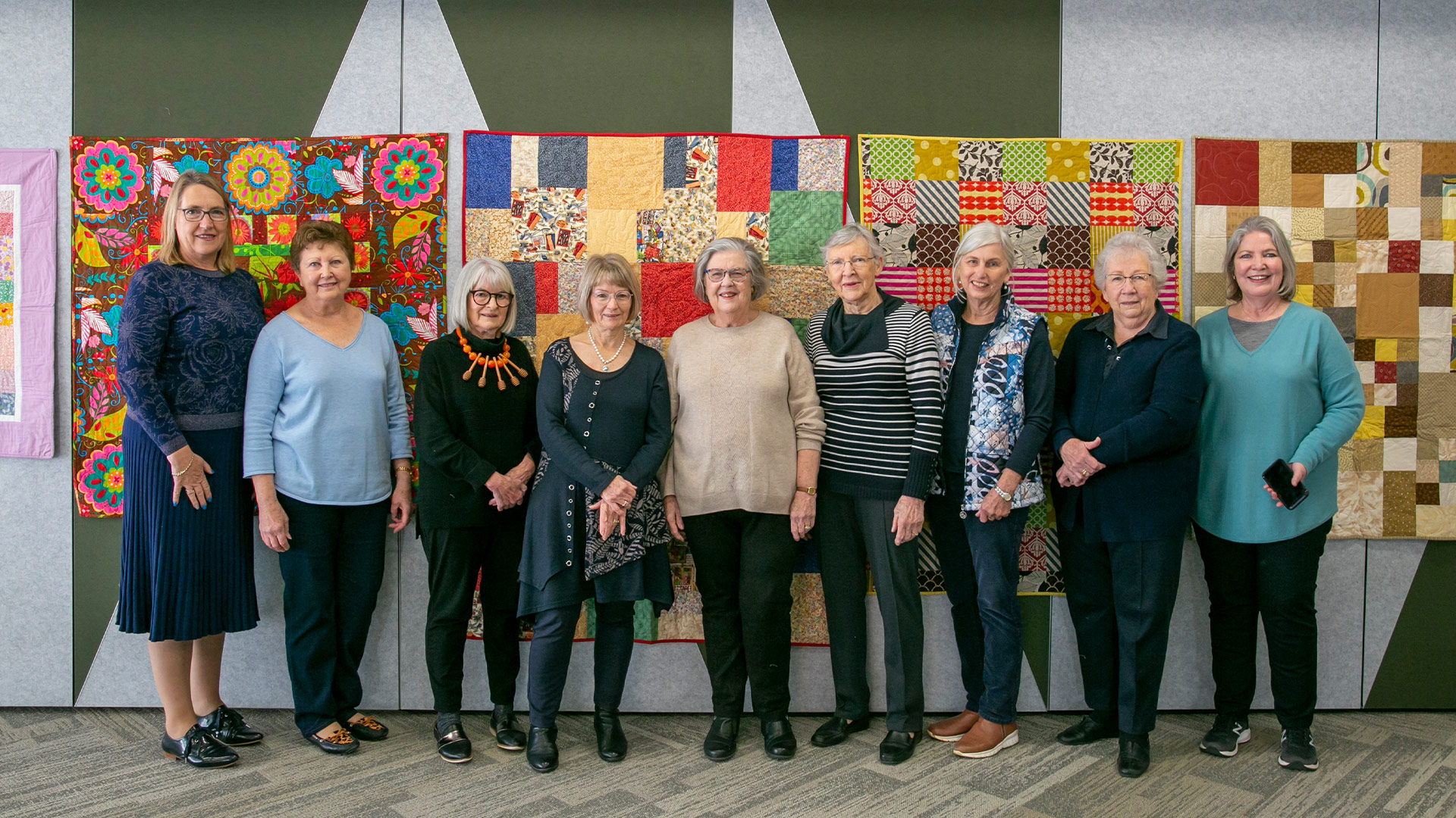 Members of the Canberra quilters 