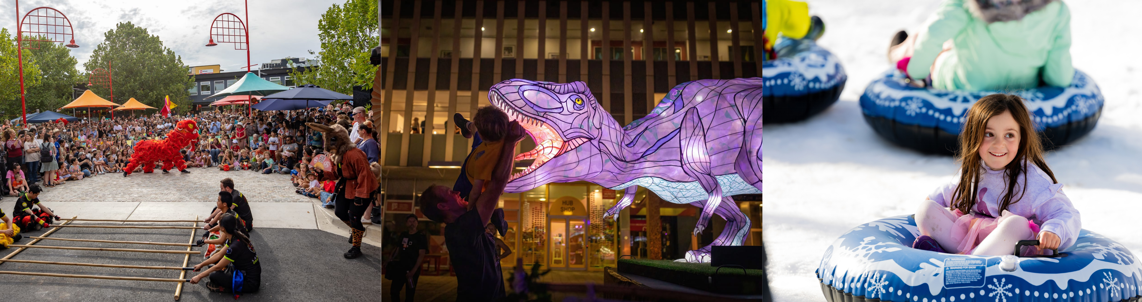 Lunar Year event, Enlighten T Rex, Winter in the City 