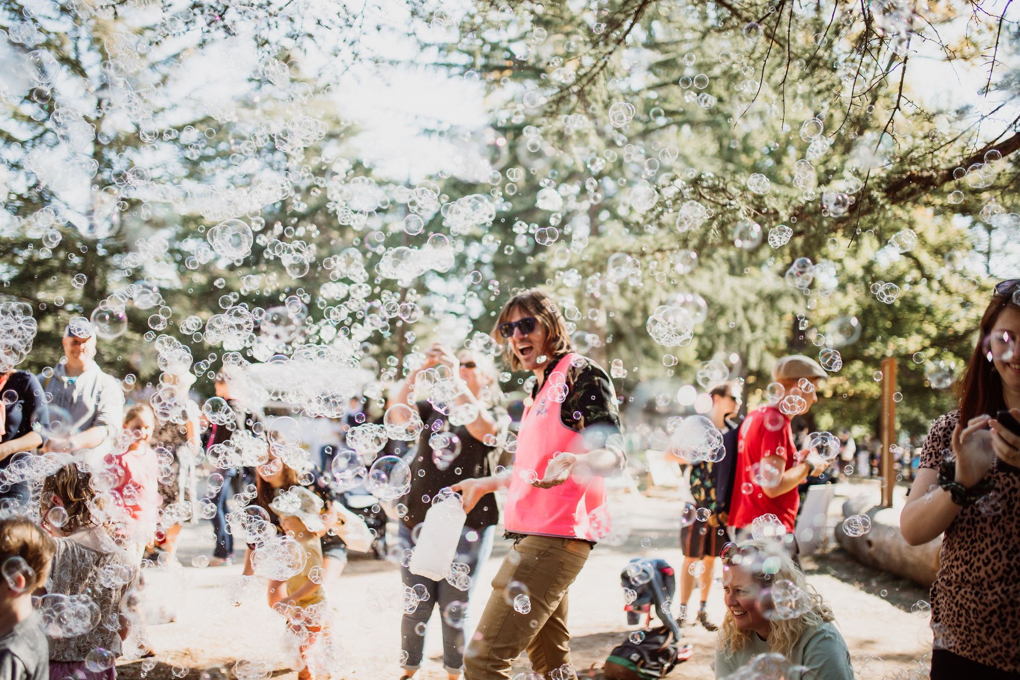 A recent event showcasing the community having fun in Haig Park