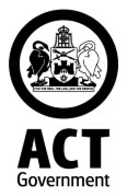 ACT Government logo stacked examples