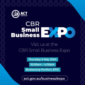 CBR Small Business Expo poster