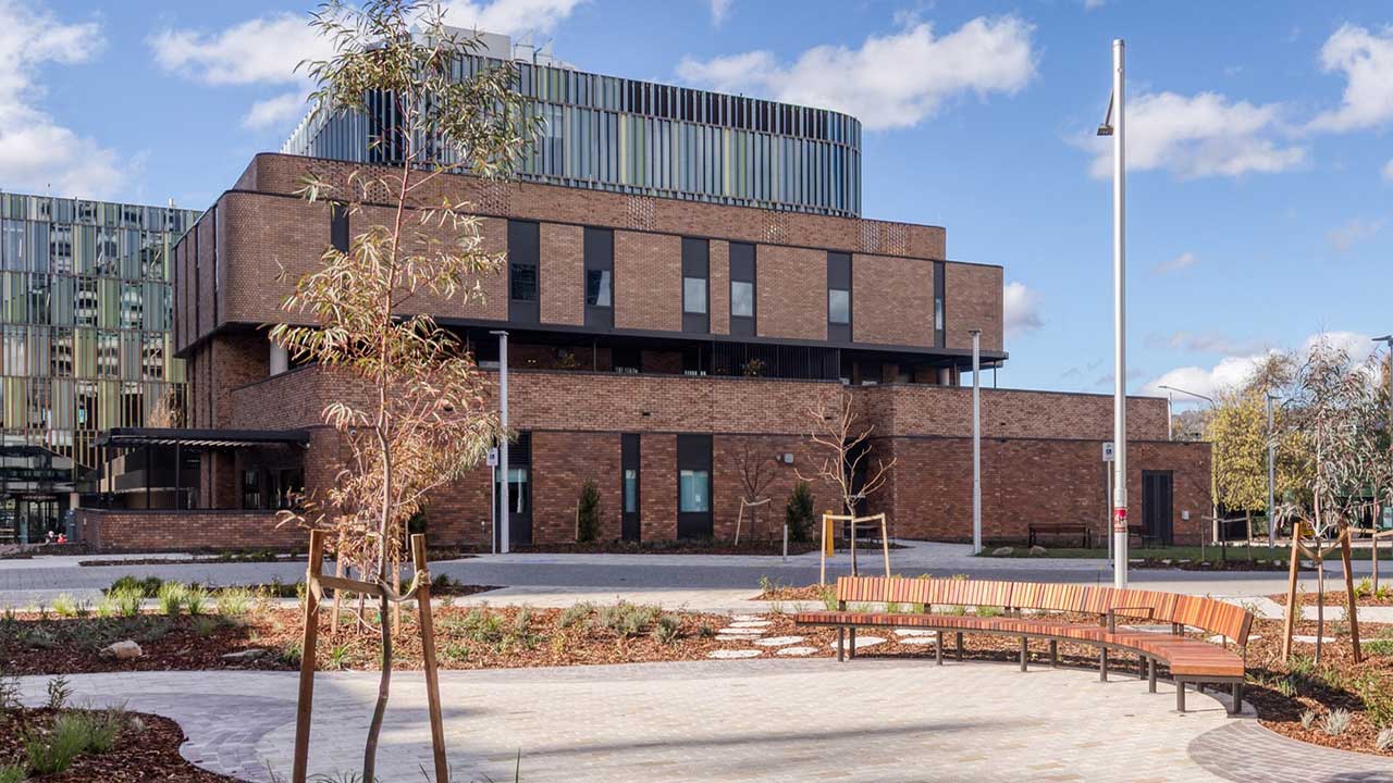A modern 3-story building