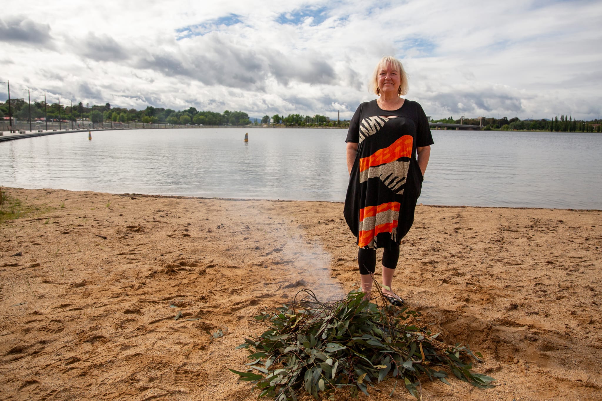 Ngunnawal Elder Dr Caroline Hughes AM at the 30 November naming ceremony