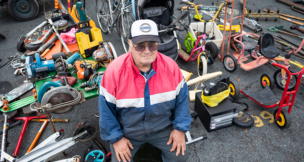 Gerry Vaggallo has been running his stall at the markets for 47 years.
