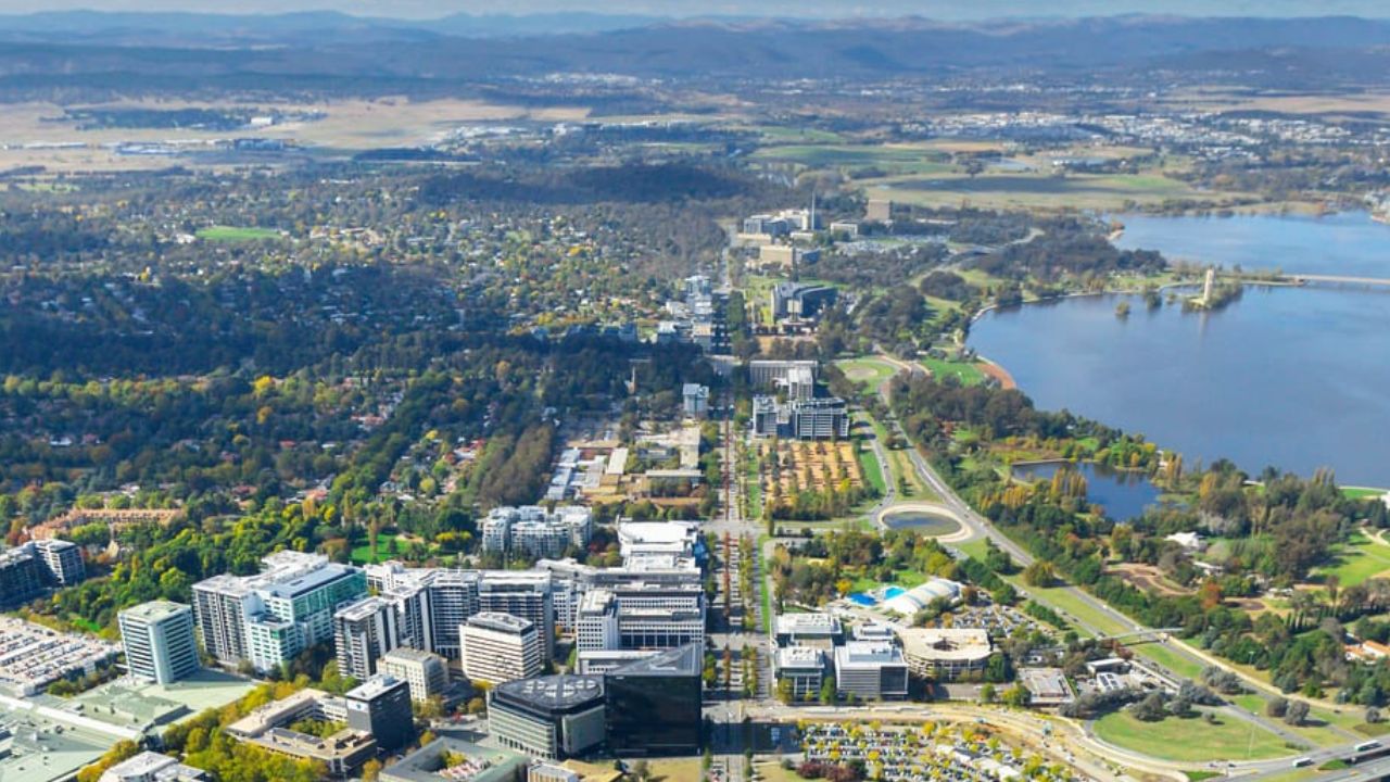 Aerial image of the City East area. 